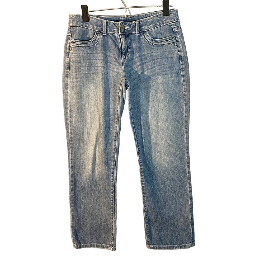Simply Vera Vera Wang Blue Straight Leg Classic Denim Jeans Women Sz 6